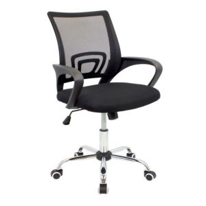 Silla Escritorio Ebor Tela Black P60